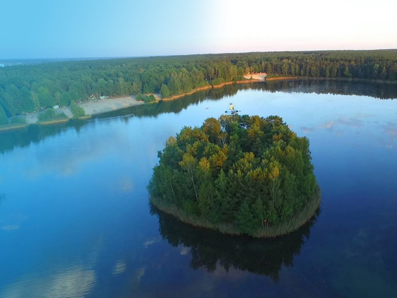 Camping Turawa - Trzy Jeziora - Turawa, jezioro średnie